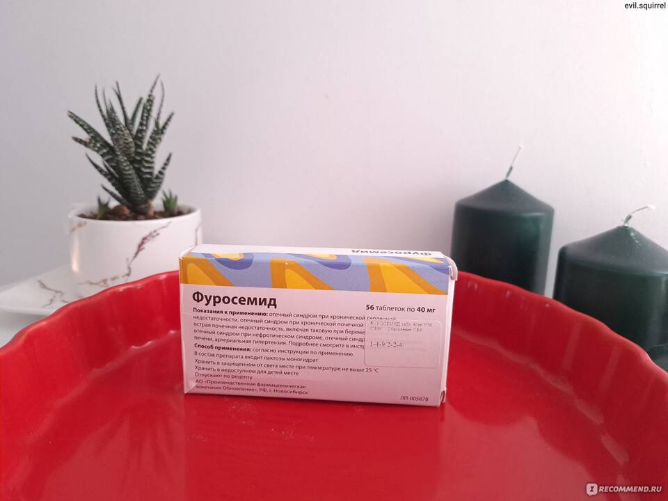 Фуросемид: показания к применению