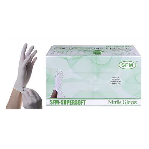 Перчатки медицинские SFM Hospital Products SUPERSOFT S белый 100 пар в Горздрав