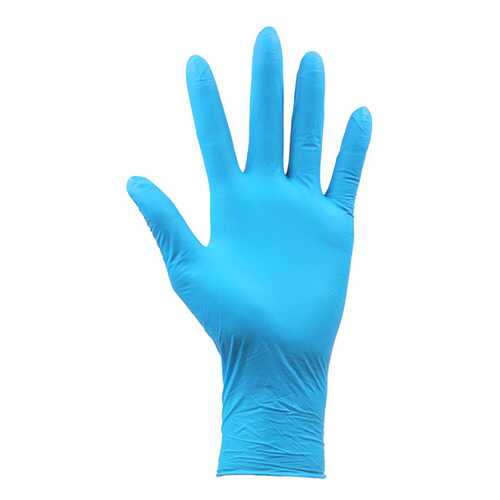 Перчатки Nitrile нитриловые L, голубые, 50 пар в Горздрав