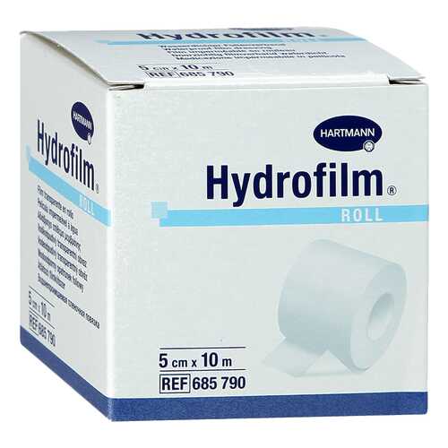 Фиксирующий пластырь из прозрачной пленки в рулоне, 5 cм x 10 м Hydrofilm Roll в Горздрав