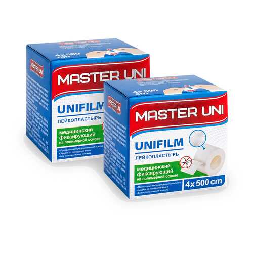 Лейкопластырь MASTER UNI UNIFILM 4 х 500 см на полимерной основе 1+1 в Горздрав