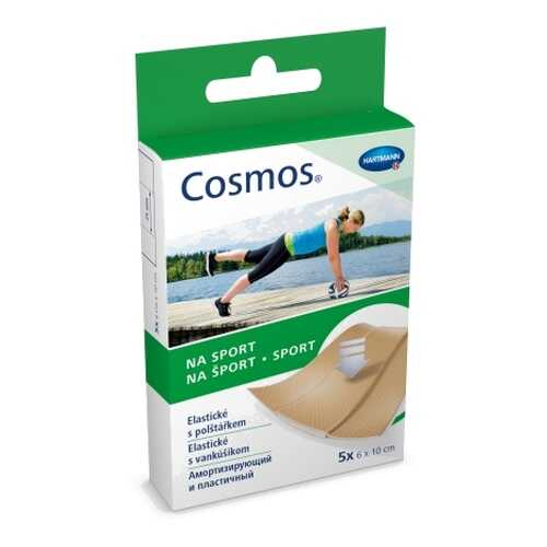 Пластырь Cosmos sport эластичный из полиуретановой пленки 6 х 10 см 5 шт. в Горздрав