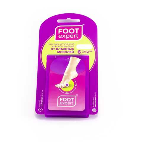 Пластырь Foot Expert гидроколлоидный 20 мм х 60 мм 6 шт. в Горздрав