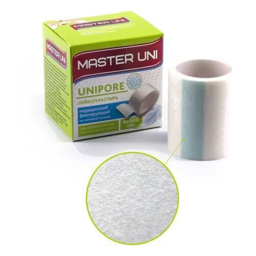 Пластырь Master Uni Unipore фиксирующий на нетканой основе 4 х 500 см в Горздрав