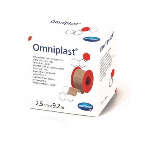 Пластырь Омнипласт Omniplast сильной фиксации для повязок и канюль 2,5 см х9,2м в Горздрав