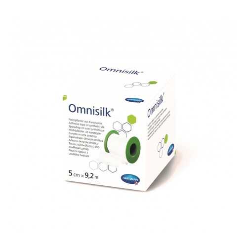 Пластырь Omnisilk фиксирующий из искусственного шёлка для повязок белый 5 см х 9,2 м в Горздрав