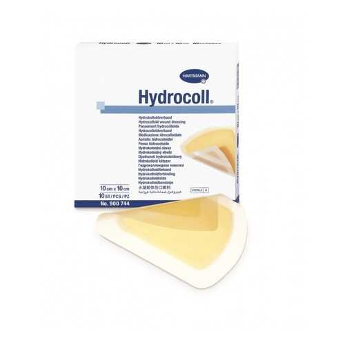 Повязка Hydrocoll гидроколлоидная самофиксирующаяся 10 х 10см 10 шт. в Горздрав
