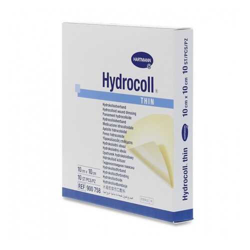 Повязка Hydrocoll thin гидроколлоидная самофиксирующаяся для заживления 10х10 см 10 шт. в Горздрав