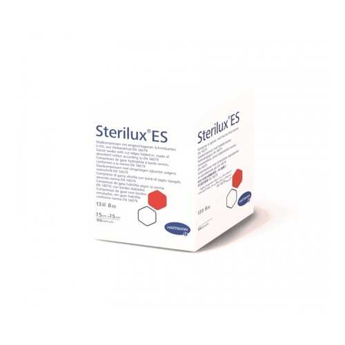 Салфетки Sterilux ES марлевые нестерильные 13 нитей 8 слоев 7,5 х 7,5 см 100 шт. в Горздрав