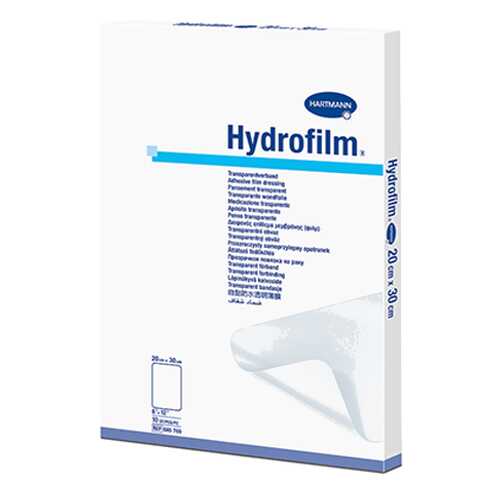 Самофиксирующаяся повязка HARTMANN Hydrofilm прозрачная 20 см х 30 см 10 шт. в Горздрав