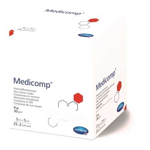 Стерильная нетканая салфетка, 5x5 см, 50 шт. Medicomp в Горздрав