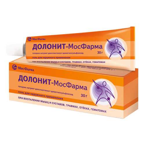 Долонит-МосФарма гель для наружн.прим.30 г туба №1 в Горздрав