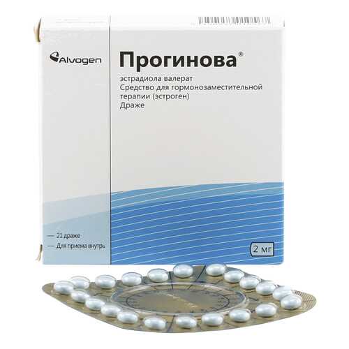 Прогинова драже 2 мг 21 шт. в Горздрав