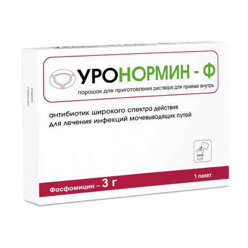 Уронормин-Ф порошок для приготовления раствора для приема внутрь пакектик 3 г 1 шт. в Горздрав