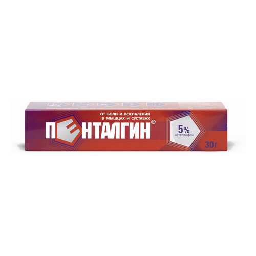 Пенталгин Экстра гель 5 % 30 г в Горздрав