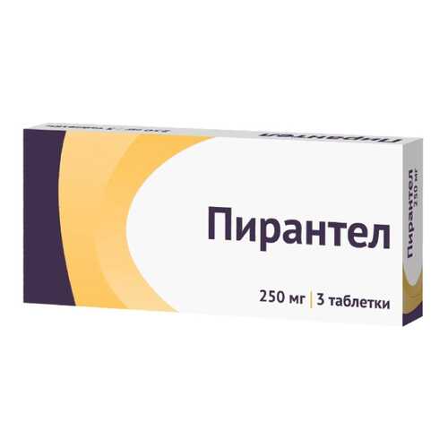 Пирантел таблетки 250 мг 3 шт. Озон ООО в Горздрав