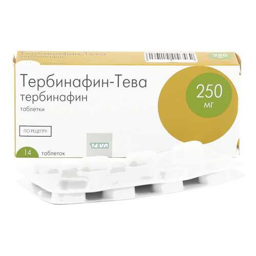 Тербинафин-Тева таблетки 250 мг 14 шт. в Горздрав