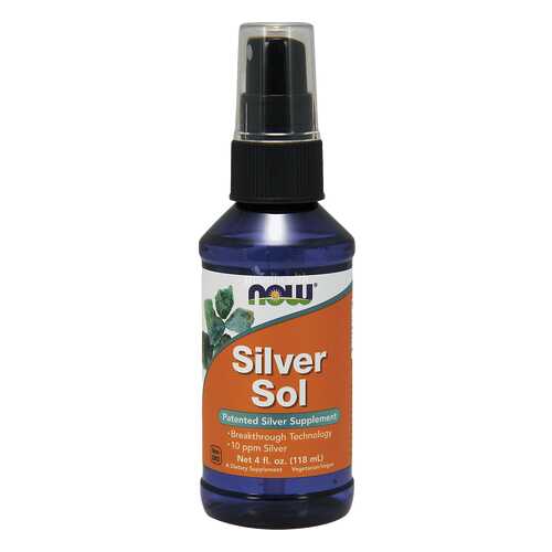 Silver Sol Now Коллоидное серебро 118 мл в Горздрав