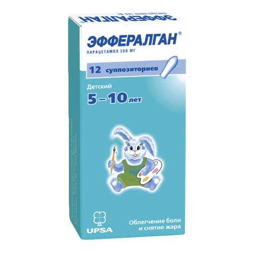 Эффералган супп.рект.300 мг №12 в Горздрав