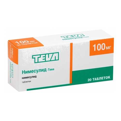 Нимесулид-Тева таблетки 100 мг 20 шт. в Горздрав