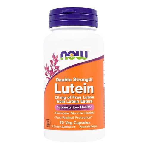 Для зрения NOW Lutein Double Strength 20 мг 90 капсул в Горздрав