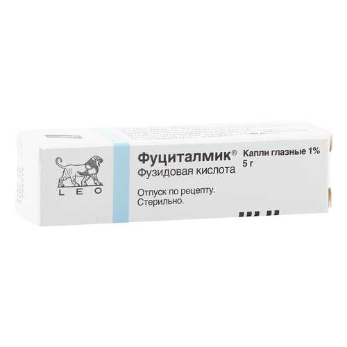Фуциталмик капли 1 % 5 г в Горздрав