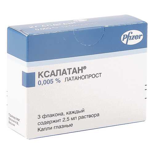 Ксалатан капли 0,005 % 2.5 мл 3 шт. в Горздрав