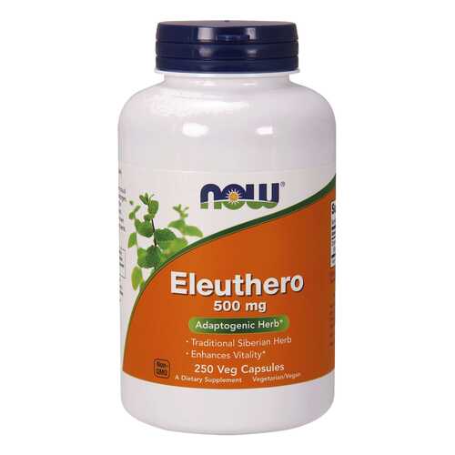 Для нервной системы NOW Eleuthero 500 мг 250 капсул в Горздрав