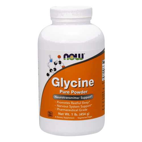 Для нервной системы NOW Glycine Pure 454 г в Горздрав