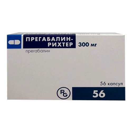 Прегабалин-Рихтер капсулы 300 мг №56 в Горздрав