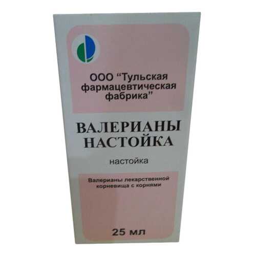 Валерианы настойка флакон 25 мл №1 в Горздрав