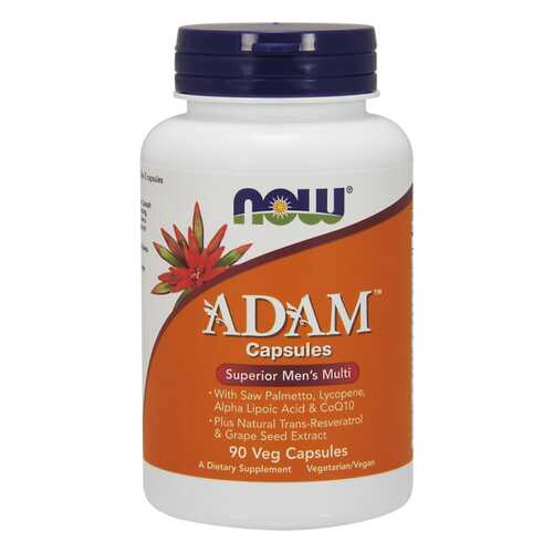 Витаминно-минеральный комплекс NOW Adam Male Multi вегетарианские капсулы 90 шт. в Горздрав