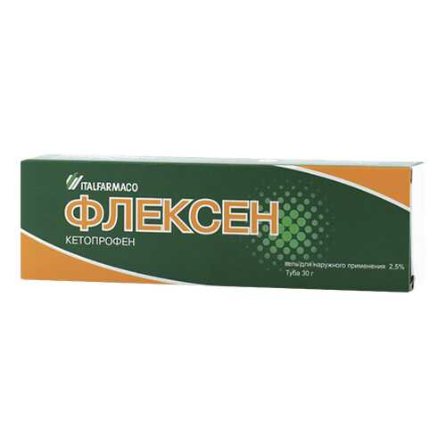 Флексен гель для наружн.прим.2,5% туба 30 г в Горздрав