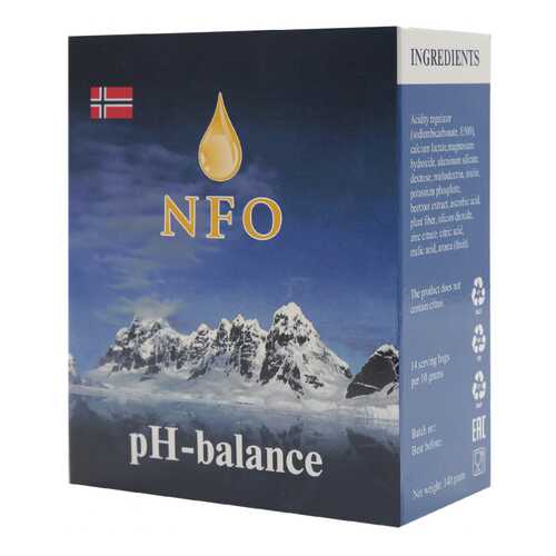 Добавка Norwegian Fish Oil PH-баланс порошок 14 шт. в Горздрав