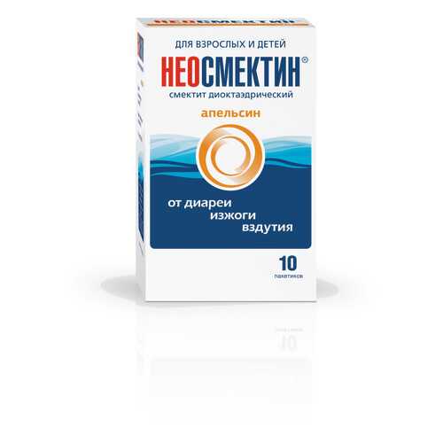 Неосмектин апельсин порошок для приготовления сусп. 3 г 10 шт. в Горздрав