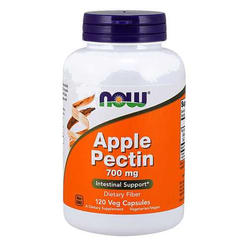 Для пищеварения NOW Apple Pectin 700 мг 120 капсул в Горздрав