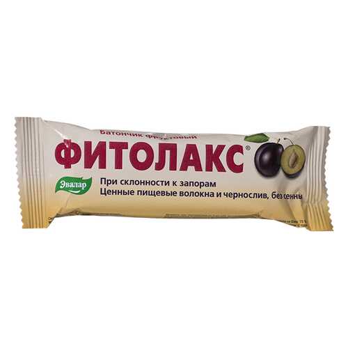 Фруктовый батончик Эвалар Фитолакс 50 г 12 шт. в Горздрав