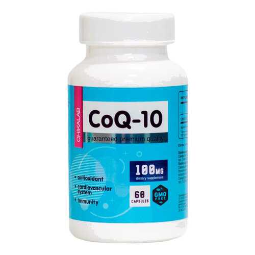 Коэнзим Q10 Chikalab BOMBBAR Co-Q10 100 мг капсулы 60 шт. в Горздрав