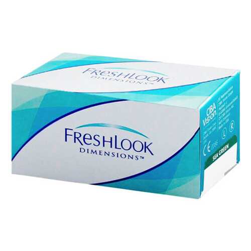 Контактные линзы FreshLook Dimensions 2 линзы без упаковки R 8,6 -4,50 Аква в Горздрав