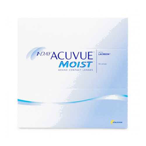 Контактные линзы 1-Day Acuvue Moist 90 линз R 8,5 -6,50 в Горздрав