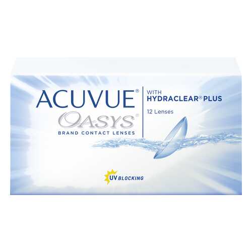 Контактные линзы Acuvue Oasys with Hydraclear Plus 12 линз R 8,4 -4,00 в Горздрав