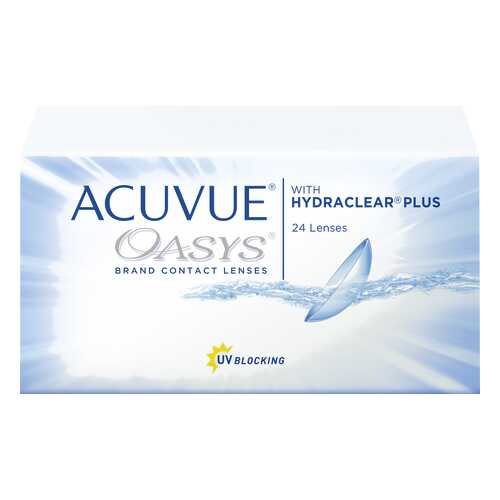 Контактные линзы Acuvue Oasys with Hydraclear Plus 24 линзы R 8,4 +2,75 в Горздрав