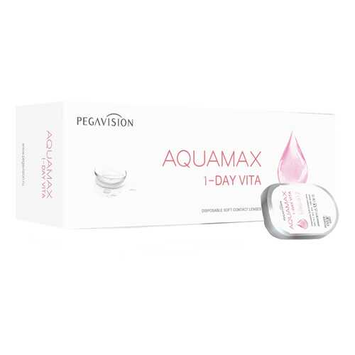 Контактные линзы Aquamax 1 Day Vita 30 линз R 8,6 -6,50 в Горздрав