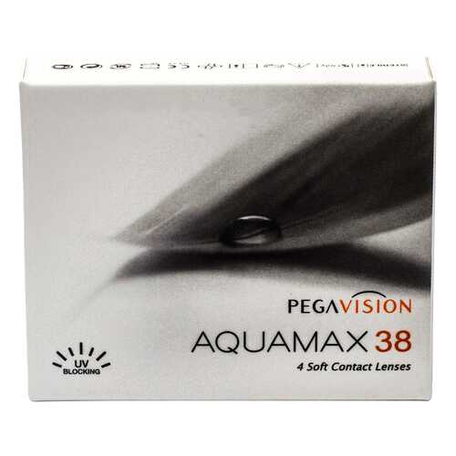 Контактные линзы AQUAMAX 38 4 линзы R 8,6 -1,00 в Горздрав
