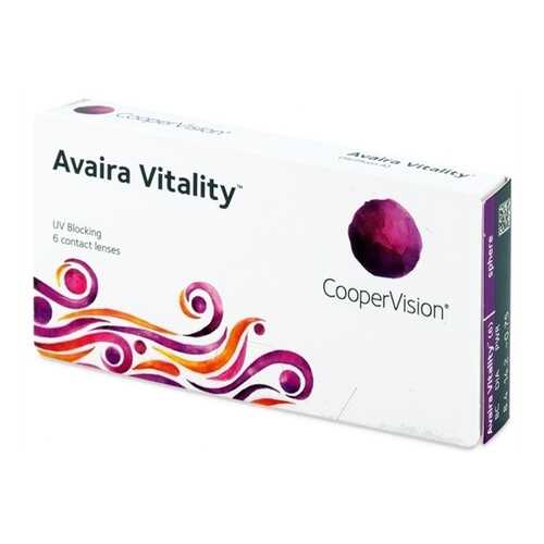 Контактные линзы Avaira Vitality 6 линз -5,0 в Горздрав