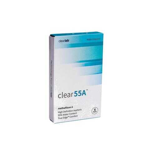 Контактные линзы ClearLab Clear 55 A 6 линз R 8.7 -05,00 в Горздрав