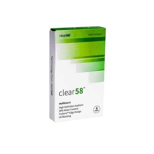 Контактные линзы ClearLab Clear 58 6 линз R 8.7 -04,00 в Горздрав