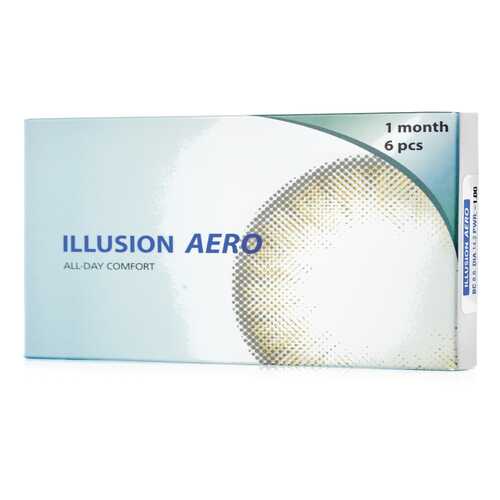 Контактные линзы ILLUSION Aero 6 линз R 8.6 -0.5D в Горздрав