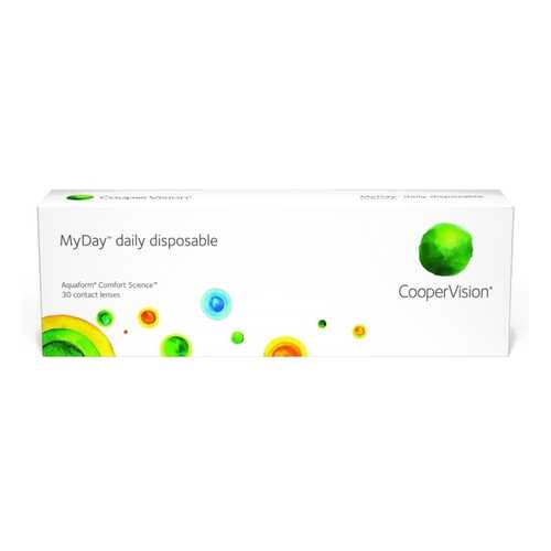Контактные линзы MyDay Daily disposable 30 линз R 8,4 -10,00 в Горздрав
