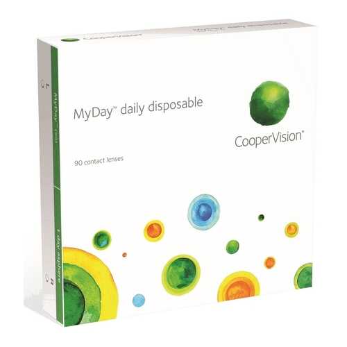 Контактные линзы MyDay Daily disposable 90 линз R 8,4 +4,00 в Горздрав